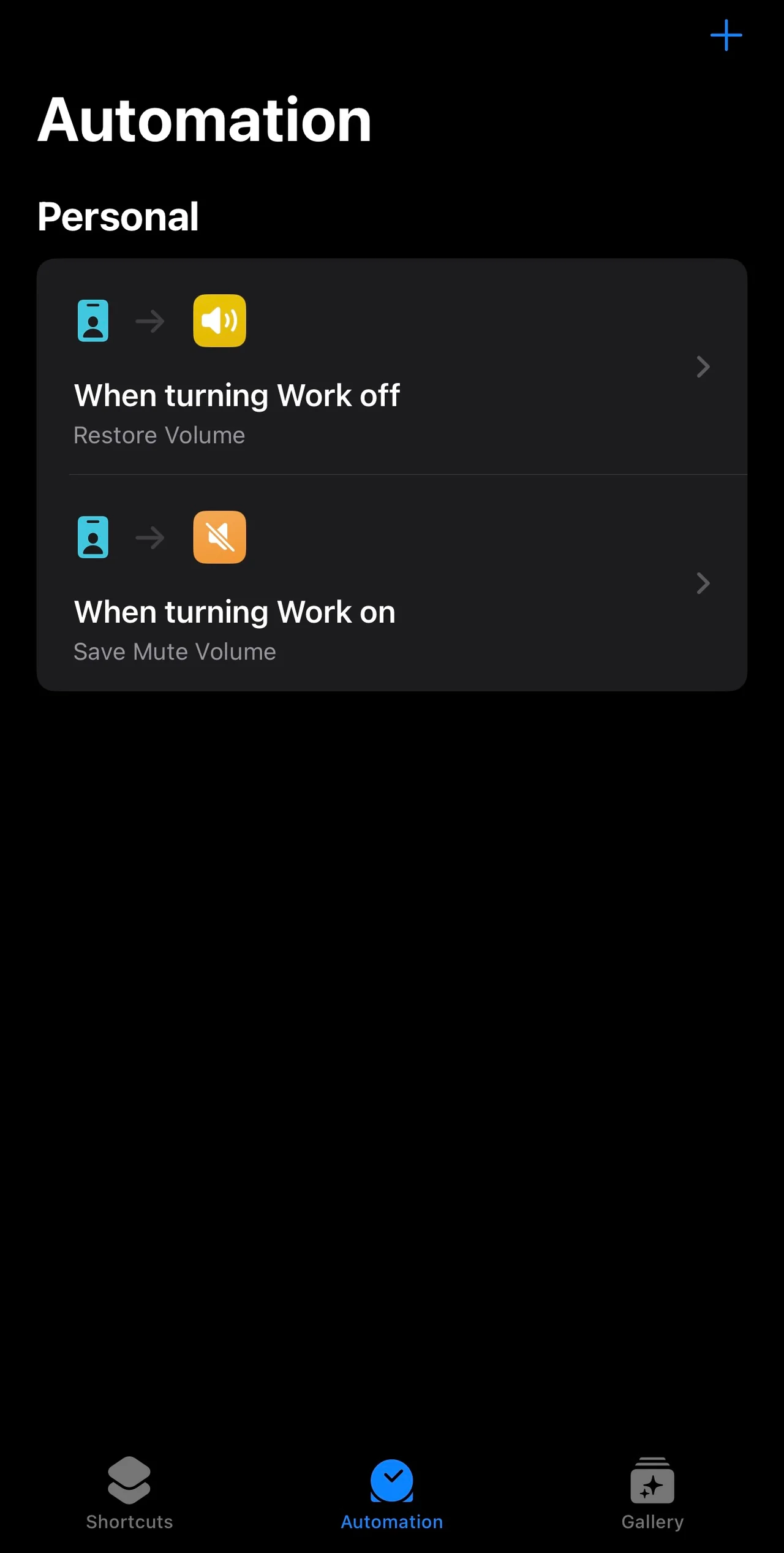 Focus mode automation overview
