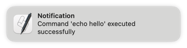 Alert example