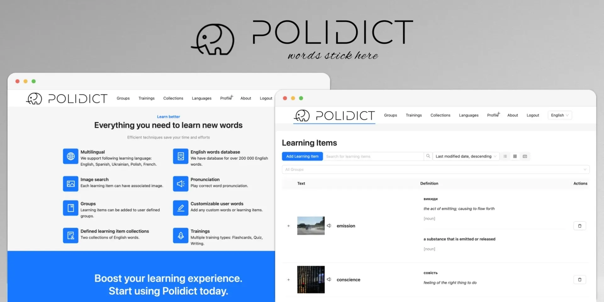 Polidict preview